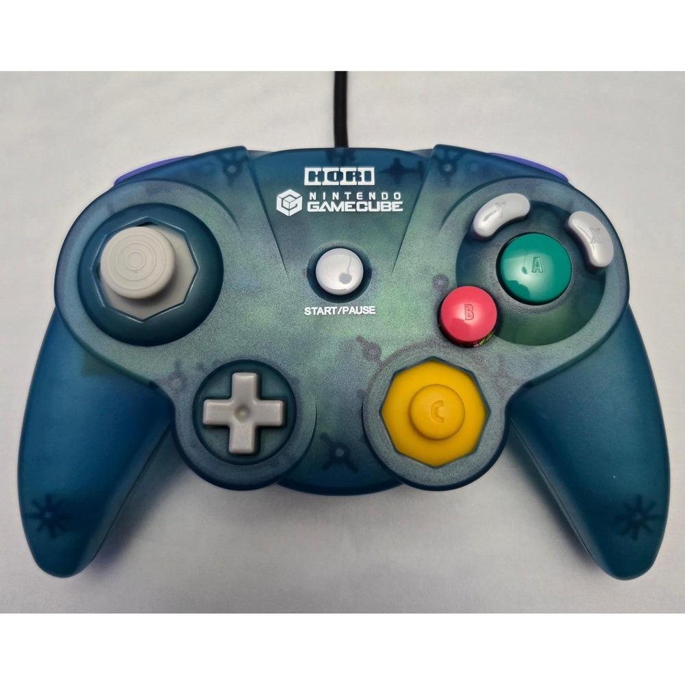 HORI GameCube Controller Teal - Japanese Import - Cleaned & Tested - New Sticks